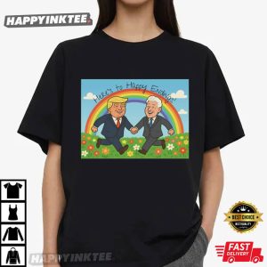 Donald Trump Bill Clinton Here's To Happy Endings Blowing Bubba T Shirt (2)