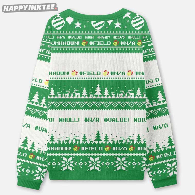 Excel Ohh This Calls For A Spreadsheet Ugly Christmas Sweater