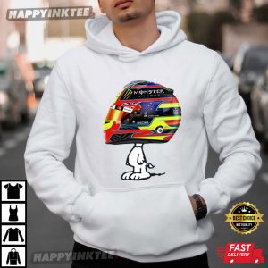 Oscar Piastri Racing Helmet Snoopy Funny F1 Fan T Shirt (4)