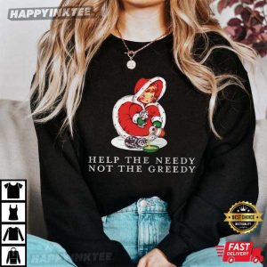 Anti Billionaire Eat The Rich Help The Needy Not The Greedy Christmas T Shirt (3)