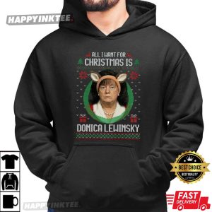 All I Want Christmas Is Donica Lewinsky Funny Anti Trump T Shirt (4)