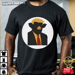 Donald Trump Piggy Funny Political Anti Trump T-Shirt