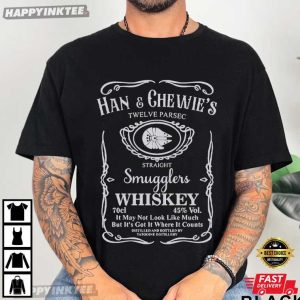 Star Wars Han And Chewie's Whiskey Twelve Parsec Chewbacca T Shirt (1)