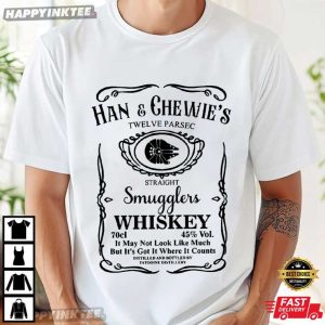 Star Wars Han And Chewie’s Whiskey Twelve Parsec Chewbacca T-Shirt