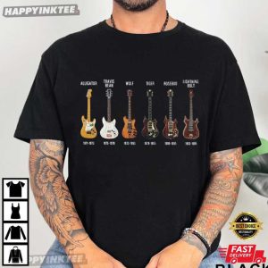 Jerry Garcia Guitar History Grateful Dead T-Shirt
