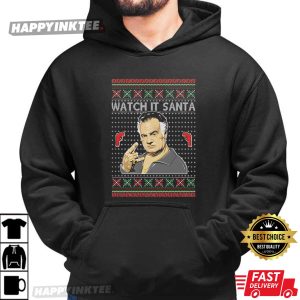 Tony Soprano Watch It Santa Ugly Christmas T Shirt (3)