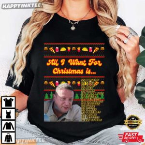 All I Want For Christmas Is 55 Burgers 55 Fries Tim Robinson T Shirt (2)