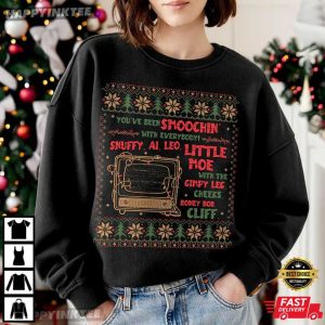Home Alone You've Been Smooching Snuffy Al Leo Little Moe Christmas Quote T Shirt (3)