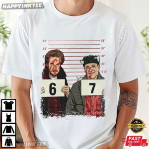 Harry and Marv Funny Six Seven 6 7 Meme Christmas T-Shirt