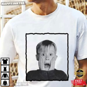Kevin McCallister Home Alone Movie Meme Funny Christmas T-Shirt