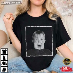 Kevin McCallister Home Alone Movie Meme Funny Christmas T Shirt (2)