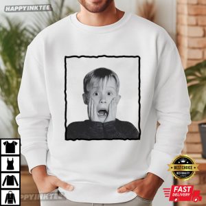 Kevin McCallister Home Alone Movie Meme Funny Christmas T Shirt (3)