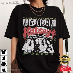 Katseye The Beautiful Chaos Tour Fan Merch T Shirt (1)