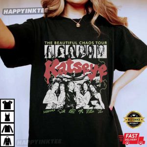 Katseye The Beautiful Chaos Tour Fan Merch T-Shirt