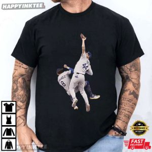 The Catch Famous Los Angeles Baseball Champions T Shirt (1)