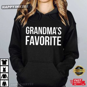 Grandma's Favorite Funny Family Grandparent Humor T Shirt (4)