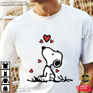 Snoopy The Peanuts Cartoon Cute T Shirt (2)