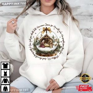 Jesus Christmas Night Vintage Bible Verse Matthew 1 21 T Shirt (3)