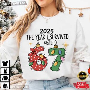 Christmas 2025 The Year I Barely Survived Six Seven 6 7 Meme T Shirt (3)