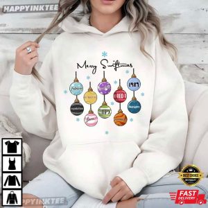 Merry Swiftmas Eras Tour Music Lover Cute Swifties Christmas T Shirt (4)