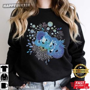 Special Edition Vintage Style Floral Abstract Yellena Design T Shirt (3)