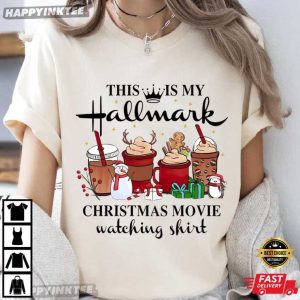 Hallmark Christmas Movie Watching Holiday Winter Gift T-Shirt