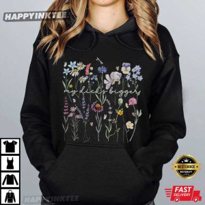 Swifties TS Lyrics My Dicks Bigger Wildflower Feminist Gifts T Shirt (4)