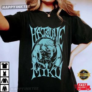 Hatsune Miku Anime Vintage T Shirt (2)