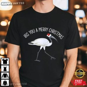 Ibis You A Merry Christmas Funny Aussie Bin Chicken T Shirt (2)