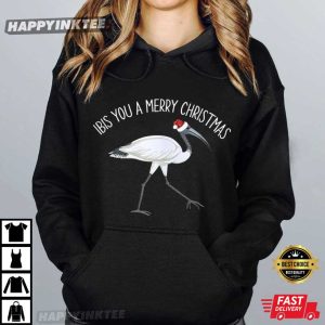 Ibis You A Merry Christmas Funny Aussie Bin Chicken T Shirt (3)