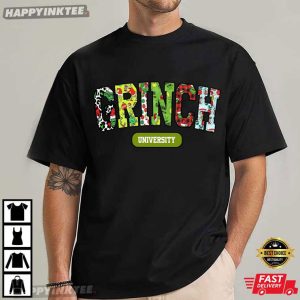 Grinch University Whoville College Christmas Funny Holiday T Shirt (1)