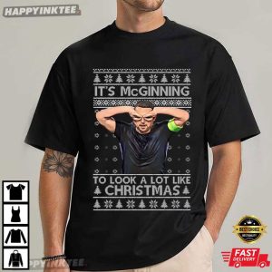 John McGinn Its McGinning To Look A Lot Like Christmas Scotland Football T-Shirt