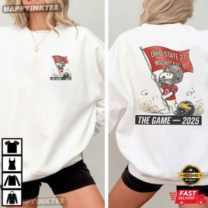 Ohio State Buckeyes 27 Michigan 9 The Game Football T Shirt (4)