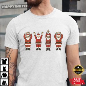 Santa Ohio State Buckeyes Funny Football Fans Christmas T-Shirt
