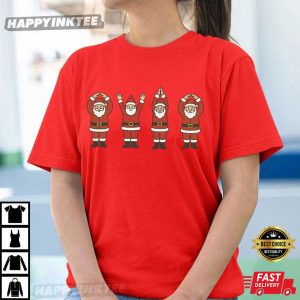 Santa Ohio State Buckeyes Funny Football Fans Christmas T Shirt (2)