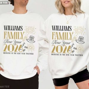 Custom Name Family New Year 2026 Holiday Cruise Gifts Matching Crew T Shirt (3)