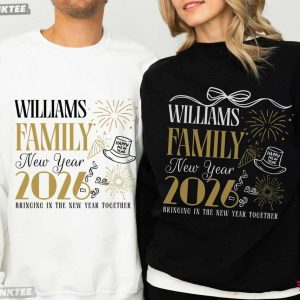 Custom Name Family New Year 2026 Holiday Cruise Gifts Matching Crew T Shirt (4)