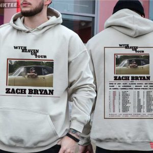 Zach Bryan With Heaven On Tour 2026 Country Music T Shirt (2)