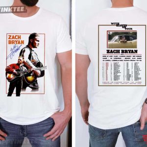 Zach Bryan With Heaven On Tour 2026 Country Music Fan Gift T-Shirt