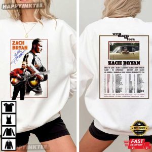 Zach Bryan With Heaven On Tour 2026 Country Music Fan Gift T Shirt (3)