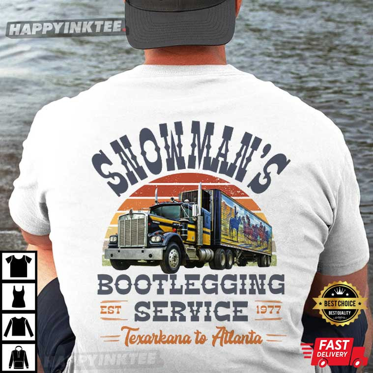 Snowman’s Bootlegging Service Smokey And The Bandit Truck T-Shirt