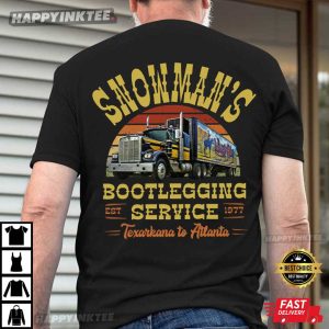 Snowman’s Bootlegging Service Smokey And The Bandit Truck T-Shirt