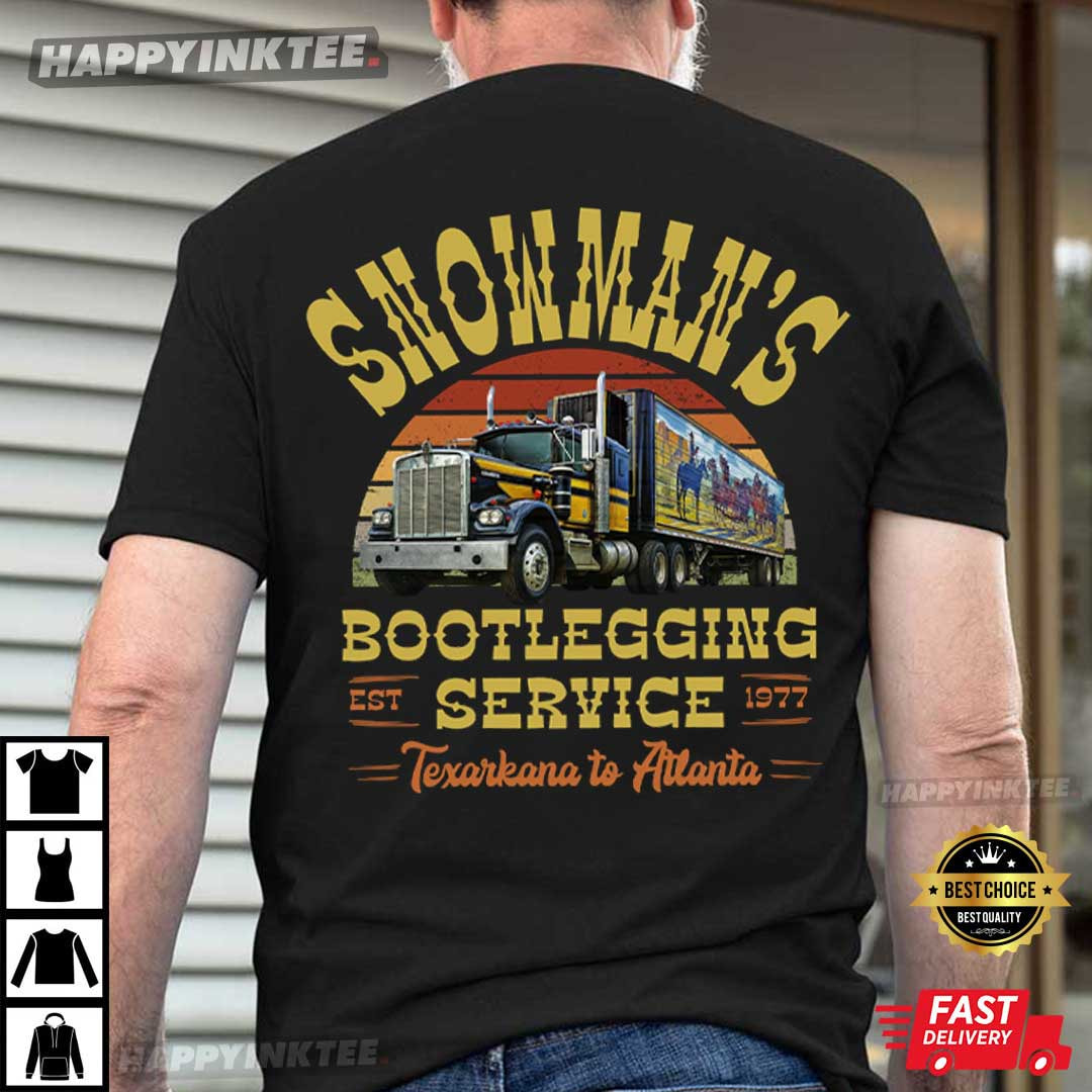 Snowman’s Bootlegging Service Smokey And The Bandit Truck T-Shirt
