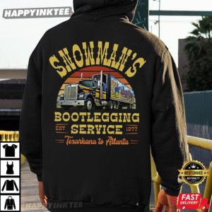 Snowman’s Bootlegging Service Smokey And The Bandit Truck T Shirt (3)