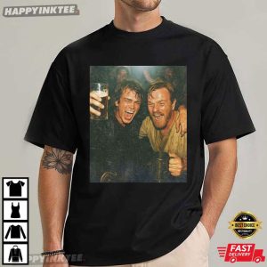 Anakin Skywalker and Obi Wan Kenobi Retro Friends Night Out T Shirt (1)