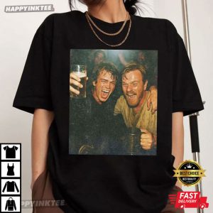 Anakin Skywalker and Obi Wan Kenobi Retro Friends Night Out T Shirt (2)