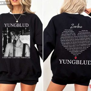 Yungblud Zombie Song Lyrics Music Lovers T Shirt (1)