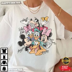 Disney Characters Mickey And Friends Signatures Magical T-Shirt