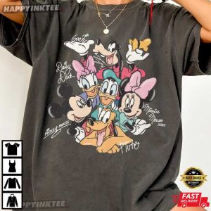 Disney Characters Mickey And Friends Signatures Magical T Shirt (1)