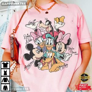 Disney Characters Mickey And Friends Signatures Magical T Shirt (2)